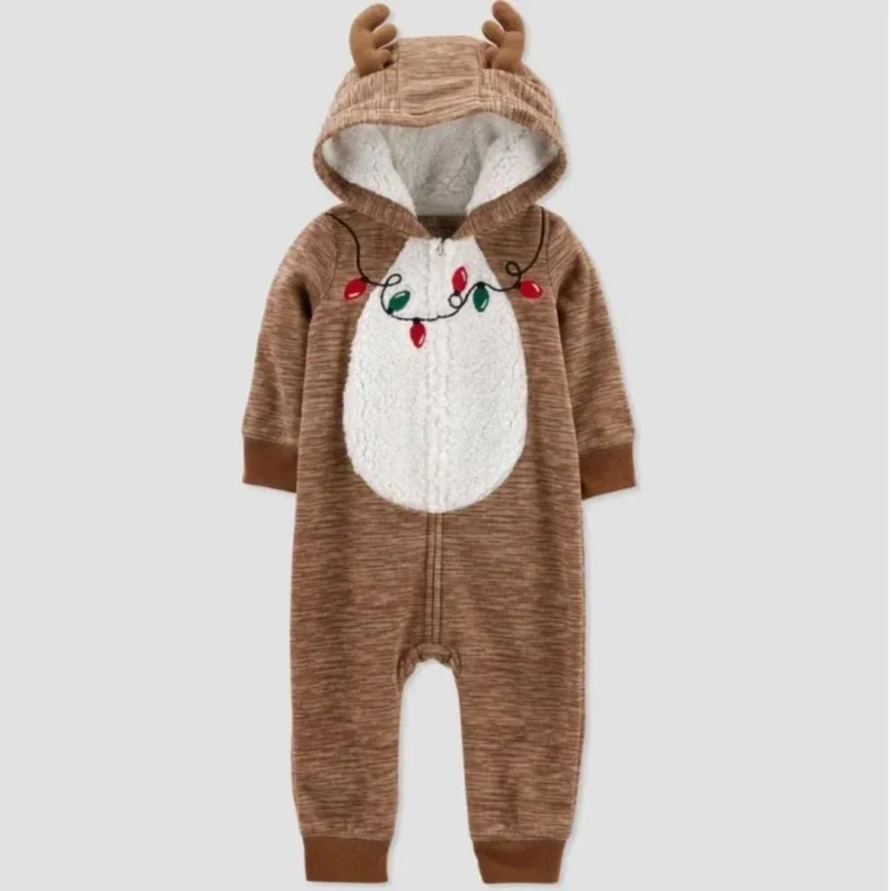 KIDS: Carters Baby Reindeer Jumpsuit